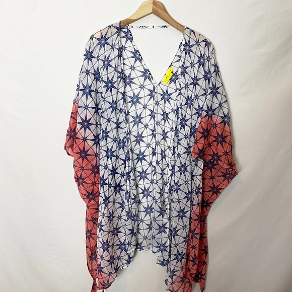 Roberta Roller Rabbit Ltd Edition Beach Shrug Swim Cover Up One Size - Picture 3 of 11